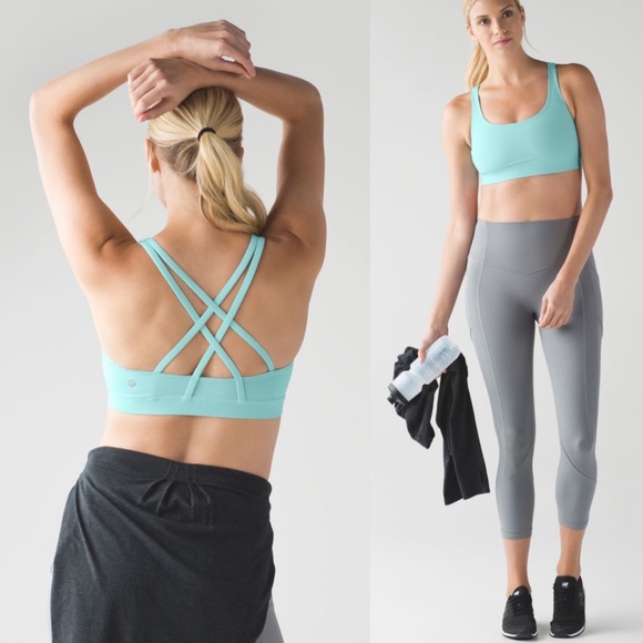 lululemon athletica Other - Lululemon Energy Bra Teal Blue | 10